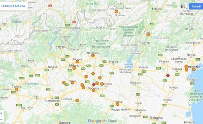 Main cluster near Milan